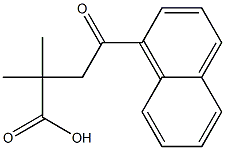 2,2-DIMETHYL-4-(1-NAPHTHYL)-4-OXOBUTYRIC ACID,854904-16-8,结构式