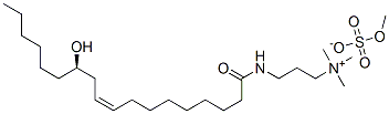 蓖麻醇酸酰胺丙基三甲基铵甲基硫酸盐, 85508-38-9, 结构式