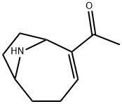 Ethanone, 1-(9-azabicyclo[4.2.1]non-2-en-2-yl)- (9CI) 化学構造式