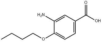 2-Butoxy-5-carboxyaniline, 2-Amino-4-carboxyphenyl but-1-yl ether Structure