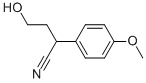 4-羟基-2-(4-甲氧基苯基)丁腈, 855222-19-4, 结构式