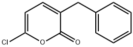 3-benzyl-6-chloro-2-pyrone Struktur