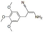 3-amino-2-(3,4,5-trimethoxybenzyl)acrylonitrile Structure