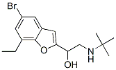 5-bromo-alpha-[[tert-butylamino]methyl]-7-ethylbenzofuran-2-methanol 结构式