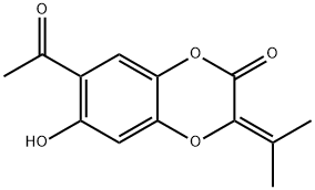 855415-87-1 1,4-Benzodioxin-2(3H)-one,  7-acetyl-6-hydroxy-3-(1-methylethylidene)-