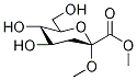 METHYL (METHYL 3-DEOXY-D-ARABINO-HEPTULOPYRANOSID)URONATE Structure