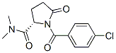 (S)-1-(4-chlorobenzoyl)-N,N-dimethyl-5-oxopyrrolidine-2-carboxamide ,85551-25-3,结构式