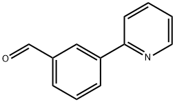 3-(2-吡啶)苯甲醛, 85553-53-3, 结构式