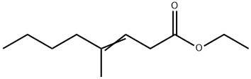 4-メチル-3-オクテン酸エチル 化学構造式