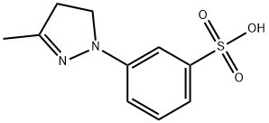 m-(4,5-dihydro-3-methyl-1H-pyrazol-1-yl)benzenesulphonic acid|