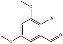 2-Bromo-3,5-dimethoxybenzaldehyde 化学構造式