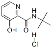 N-(1,1-ジメチルエチル)-3-ヒドロキシ-2-ピリジンカルボアミド・塩酸塩 化学構造式