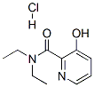 N,N-diethyl-3-hydroxypyridine-2-carboxamide monohydrochloride Struktur