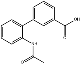 2-ACETAMIDOBIPHENYL-3-CARBOXYLIC ACID,855756-90-0,结构式