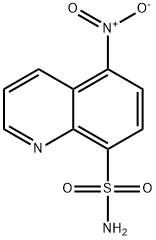 8-Quinolinesulfonamide,  5-nitro- Struktur