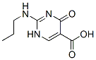 5-Pyrimidinecarboxylic acid, 1,4-dihydro-4-oxo-2-(propylamino)- (9CI) 化学構造式