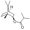 rel-2-メチルプロパン酸(1R*,4α*)-1β*,7,7-トリメチルビシクロ[2.2.1]ヘプタン-2α*-イル 化学構造式