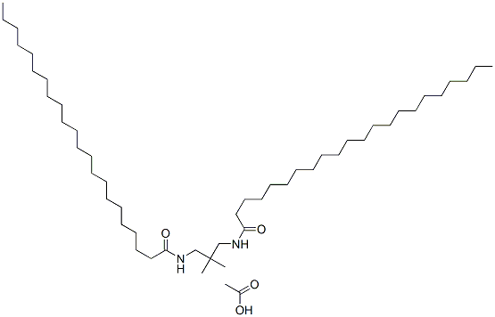 N,N'-(2,2-dimethylpropane-1,3-diyl)bis(docosanamide) monoacetate|