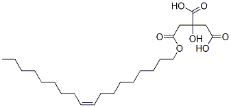(Z)-(9-octadecenyl) dihydrogen 2-hydroxypropane-1,2,3-tricarboxylate Structure