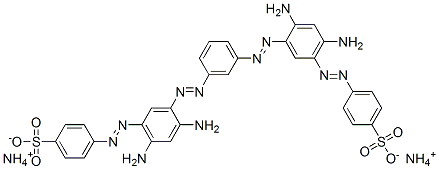 디암모늄4,4'-[1,3-페닐렌비스[아조(4,6-디아미노-3,1-페닐렌)아조]]비스(벤젠술포네이트)
