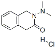 2-dimethylamino-1,4-dihydroisoquinolin-3-one hydrochloride 结构式