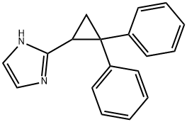 2-(2,2-二苯基环丙基)-1H-咪唑 , 85589-36-2, 结构式