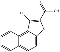 1-氯-2-苯并[E]苯并噻吩羧酸, 85589-69-1, 结构式