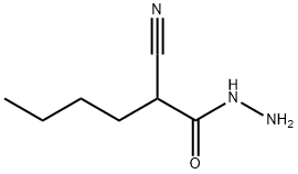 Hexanoic  acid,  2-cyano-,  hydrazide,855913-27-8,结构式