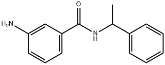 3-AMINO-N-(1-PHENYLETHYL)BENZAMIDE,85592-79-6,结构式