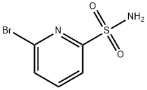 6-溴吡啶-2-磺酰胺 结构式