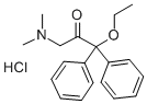 2-Propanone, 3-(dimethylamino)-1,1-diphenyl-1-ethoxy-, hydrochloride 结构式