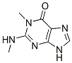 6H-Purin-6-one,  1,9-dihydro-1-methyl-2-(methylamino)- 结构式