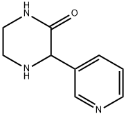 Piperazinone, 3-(3-pyridinyl)- (9CI) 化学構造式