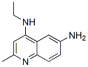 Quinaldine, 6-amino-4-ethylamino-|