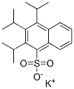 potassium tris(1-methylethyl)naphthalenesulphonate Struktur