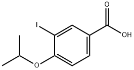 3-IODO-4-ISOPROPOXYBENZOIC ACID Struktur