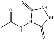 Acetamide,  N-(3,5-dithioxo-1,2,4-triazolidin-4-yl)- Structure