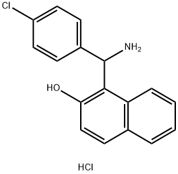1-[AMINO-(4-CHLORO-PHENYL)-METHYL]-NAPHTHALEN-2-OL HYDROCHLORIDE