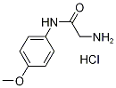 2-氨基-N-(4-甲氧基苯基)乙酰胺盐酸盐,85622-19-1,结构式