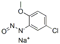 sodium 5-chloro-2-methoxyphenyl-N-nitrosoamide Structure