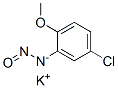potassium 5-chloro-2-methoxyphenyl-N-nitrosoamide Structure