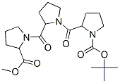 tert-Butyl 2-[(2-([2-(methoxycarbonyl)-1-pyrrolidinyl]carbonyl)-1-pyrr olidinyl)carbonyl]-1-pyrrolidinecarboxylate Structure