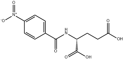 N-(4-nitrobenzoyl)-D-glutamic acid 结构式