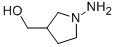 (1-氨基-3-吡咯烷)甲醇, 856599-34-3, 结构式