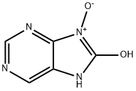 Purin-8-ol,  N-oxide  (7CI) Struktur