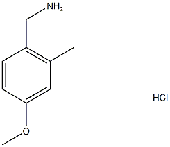 (4-Methoxy-2-methylbenzyl)amine hydrochloride,856627-60-6,结构式