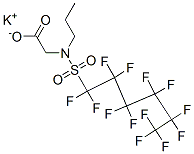 85665-66-3 potassium N-propyl-N-[(tridecafluorohexyl)sulphonyl]glycinate