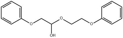 2-フェノキシ-1-(2-フェノキシエトキシ)エタノール 化学構造式