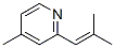 4-methyl-2-(2-methylpropenyl)pyridine|