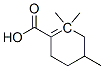 2,2,4-trimethylcyclohexenecarboxylic acid Structure